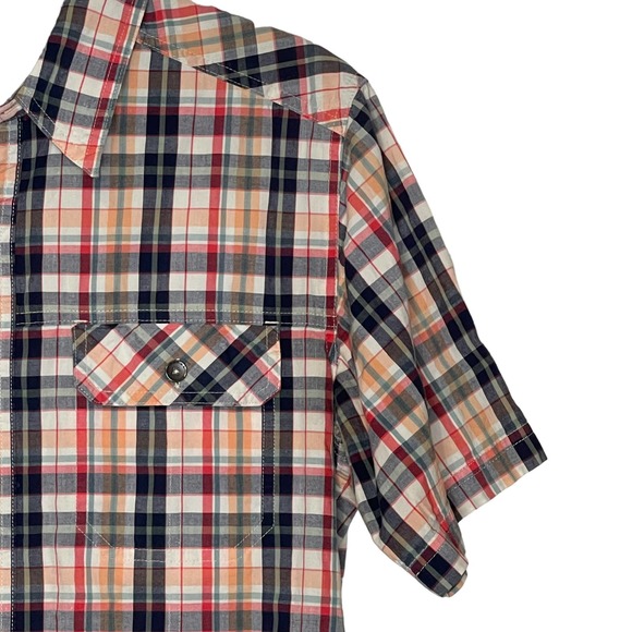 Royal Robbins Contemporary Fit Men's Plaid Short Sleeve Shirt Button Up Medium - Picture 4 of 8